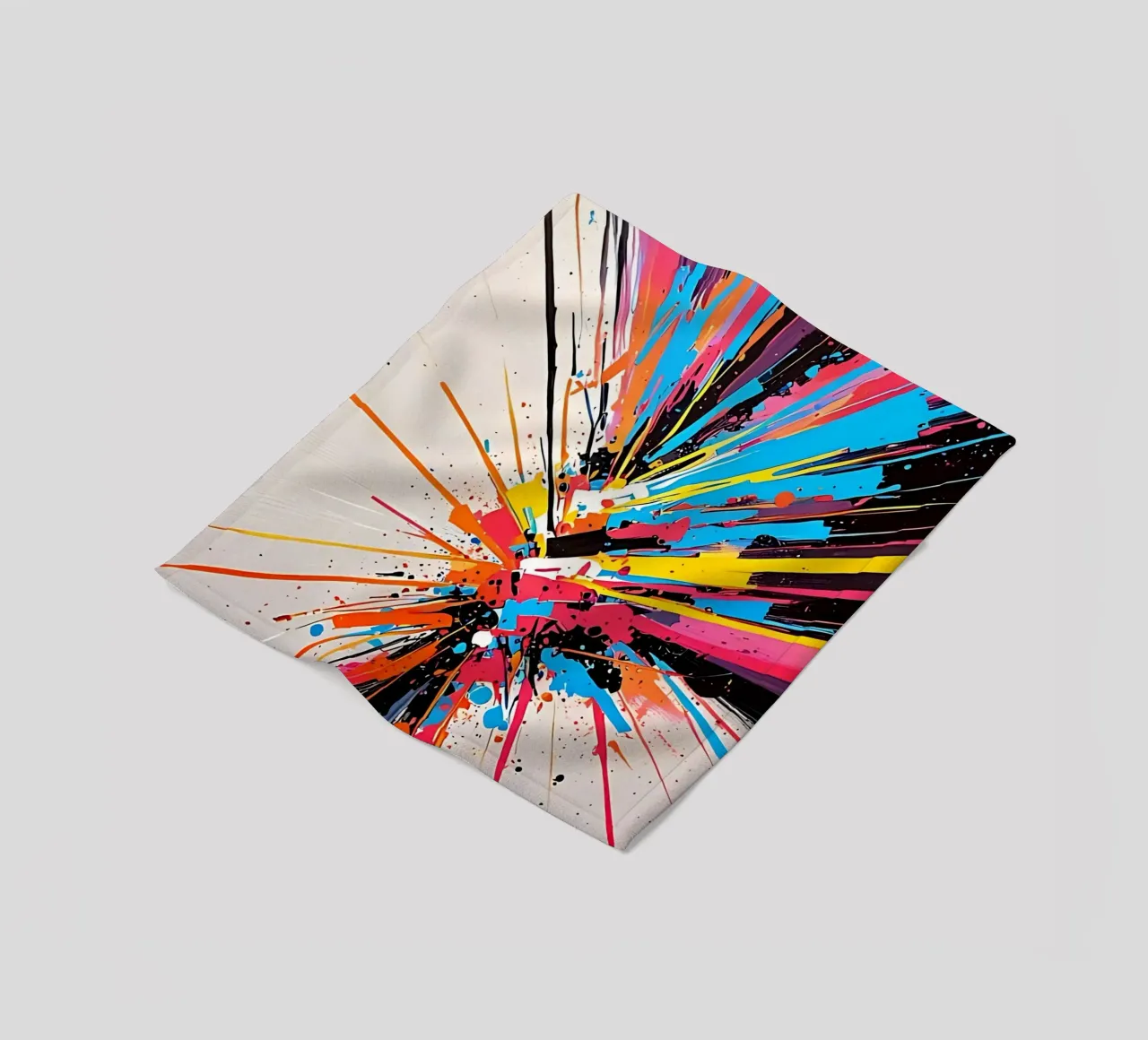 Abstract pattern Colors fleece blanket by LM2KONE