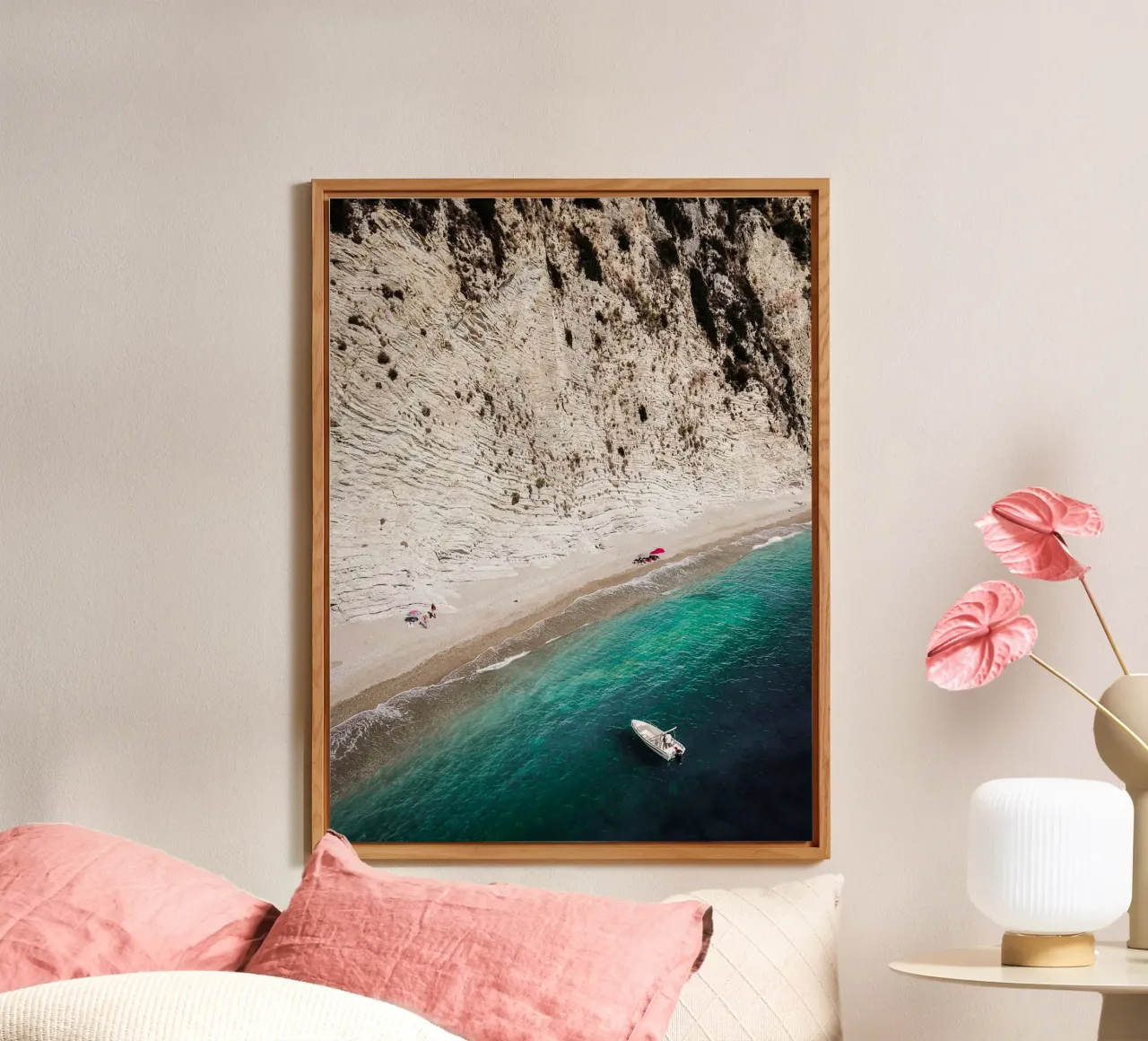 Cliff Beach alluminio dibond da Framative