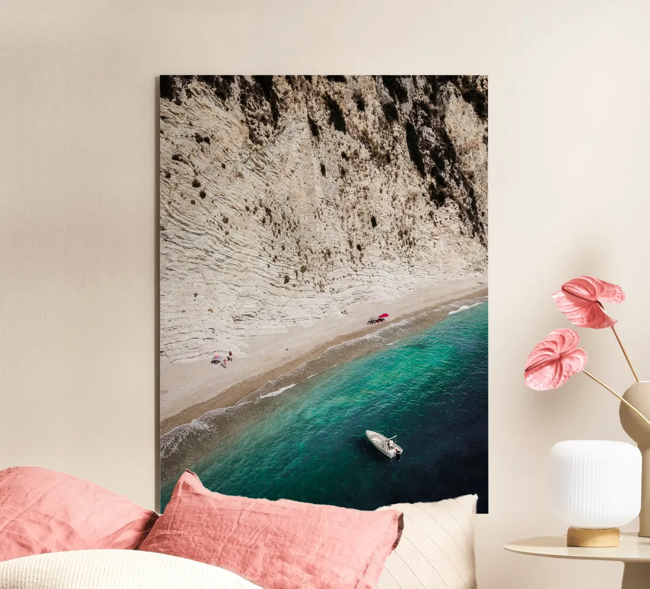 Cliff Beach alluminio dibond da Framative