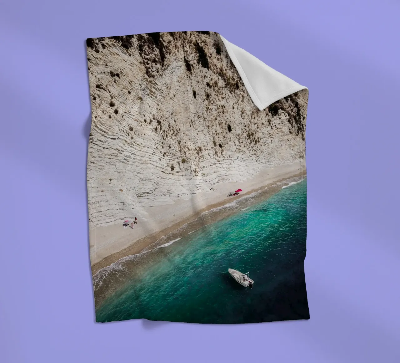 Cliff Beach coperta in pile da Framative