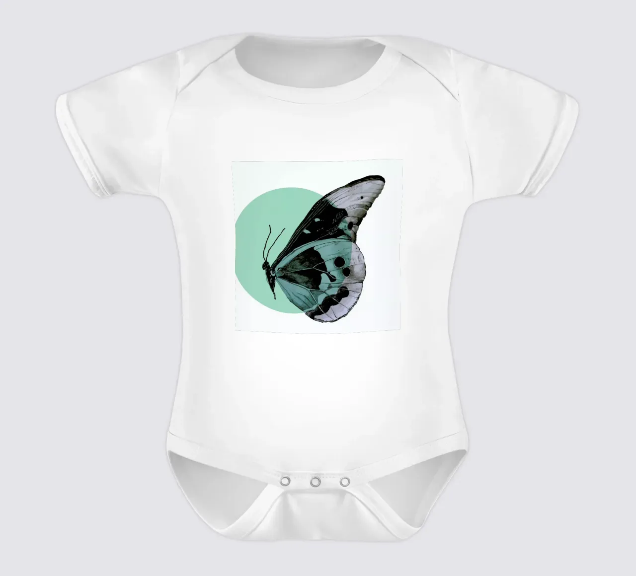 Moth body neonato maniche corte da Morgan Kendall