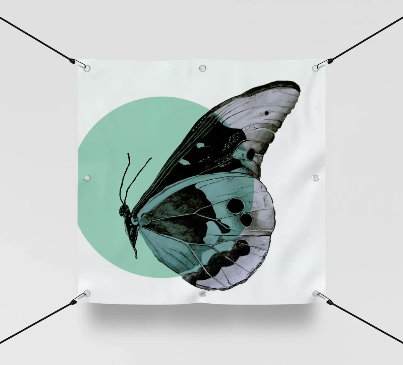 Moth bâche pvc de Morgan Kendall
