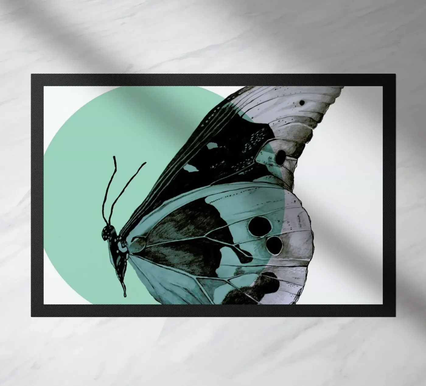 Moth Fußmatte von Morgan Kendall