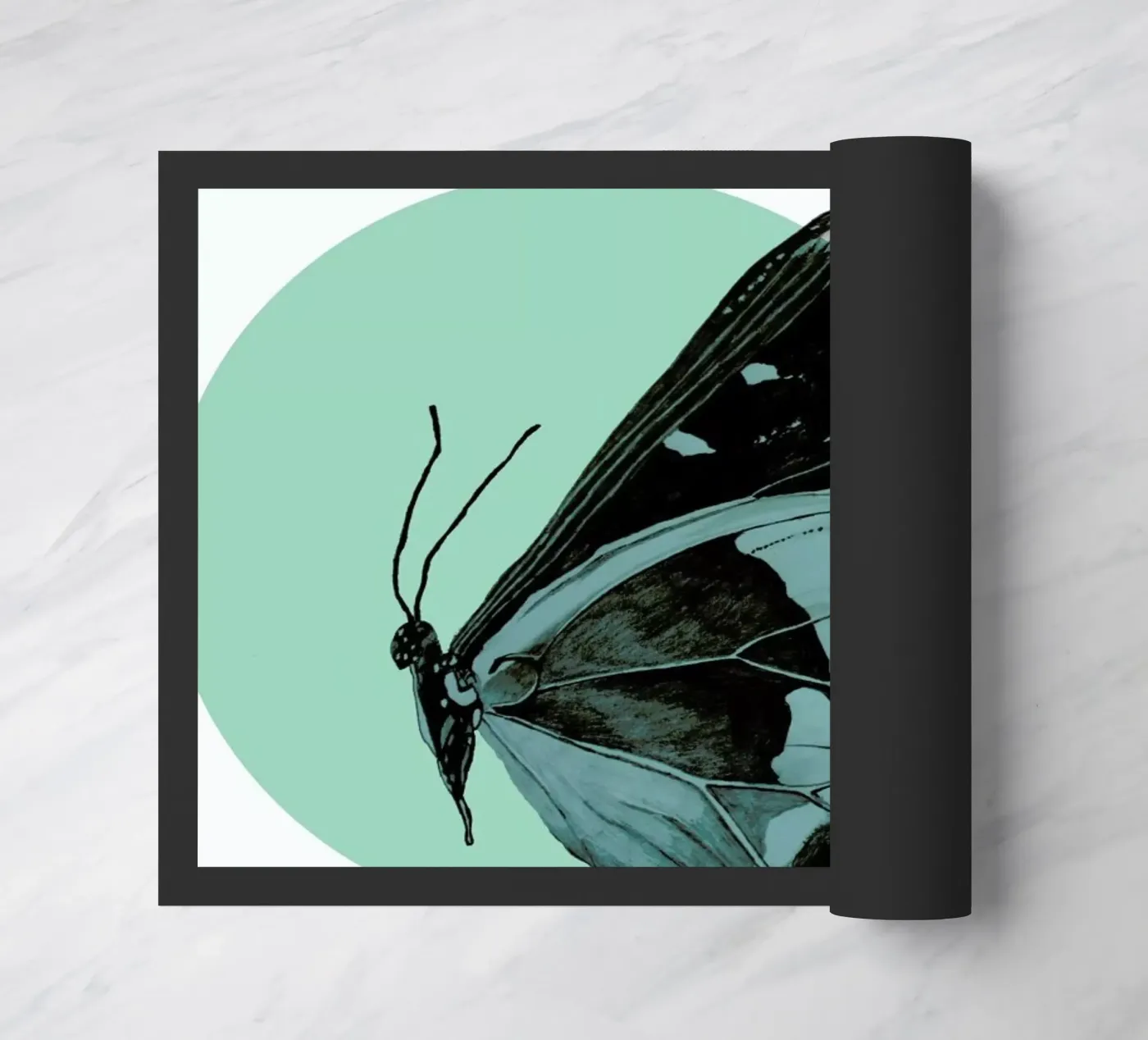 Moth Fußmatte von Morgan Kendall