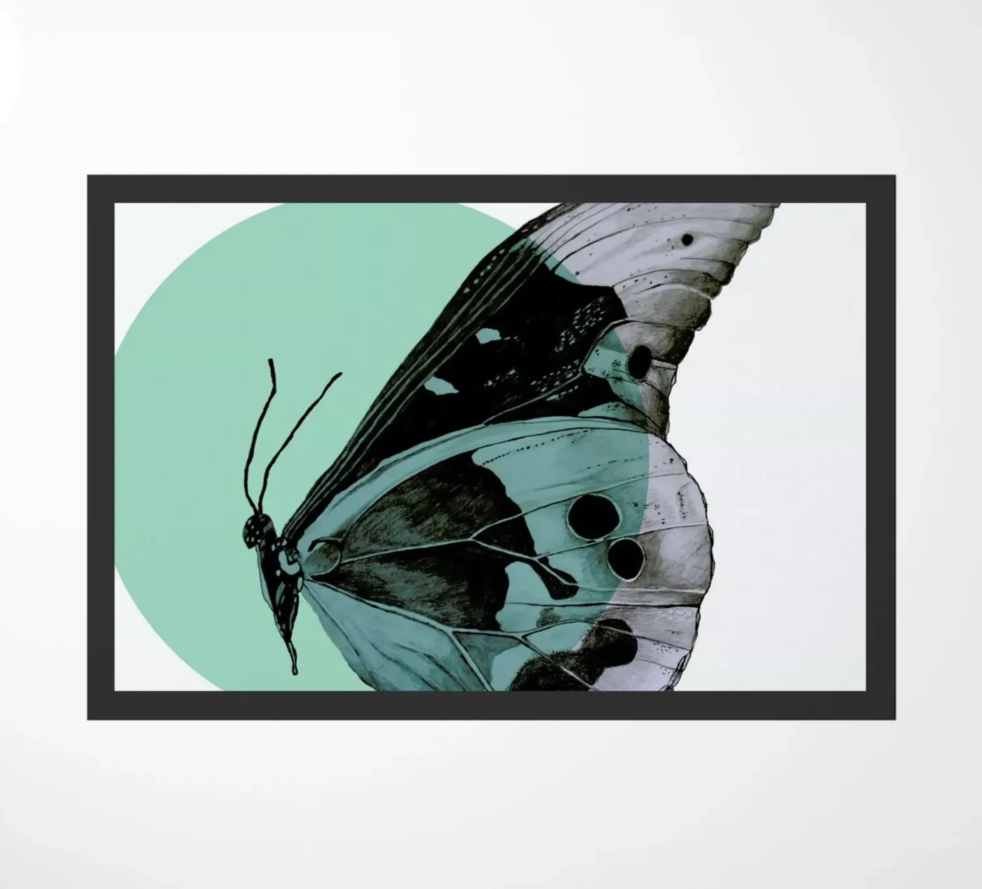 Moth Fußmatte von Morgan Kendall