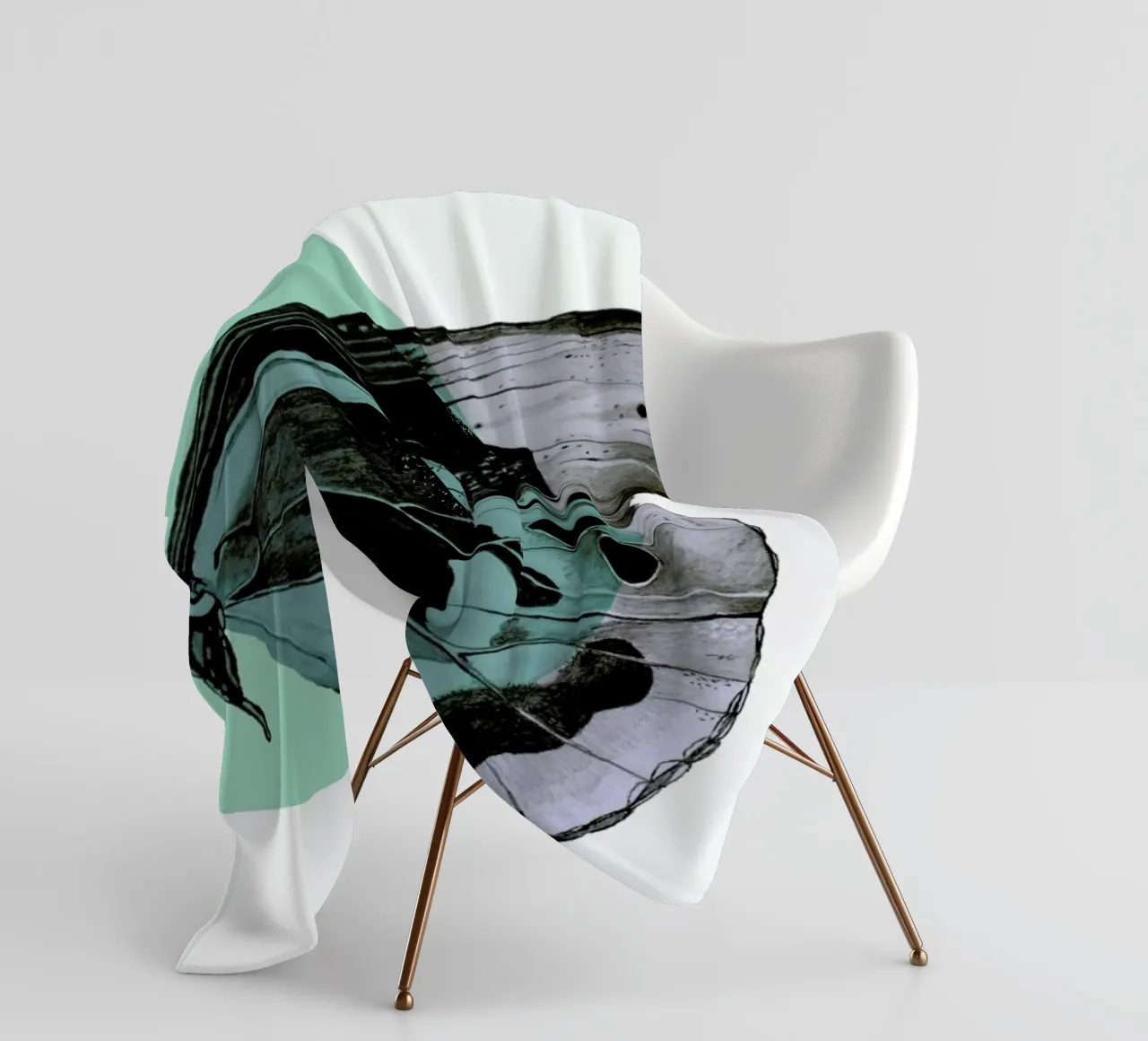 Moth fleece blanket by Morgan Kendall