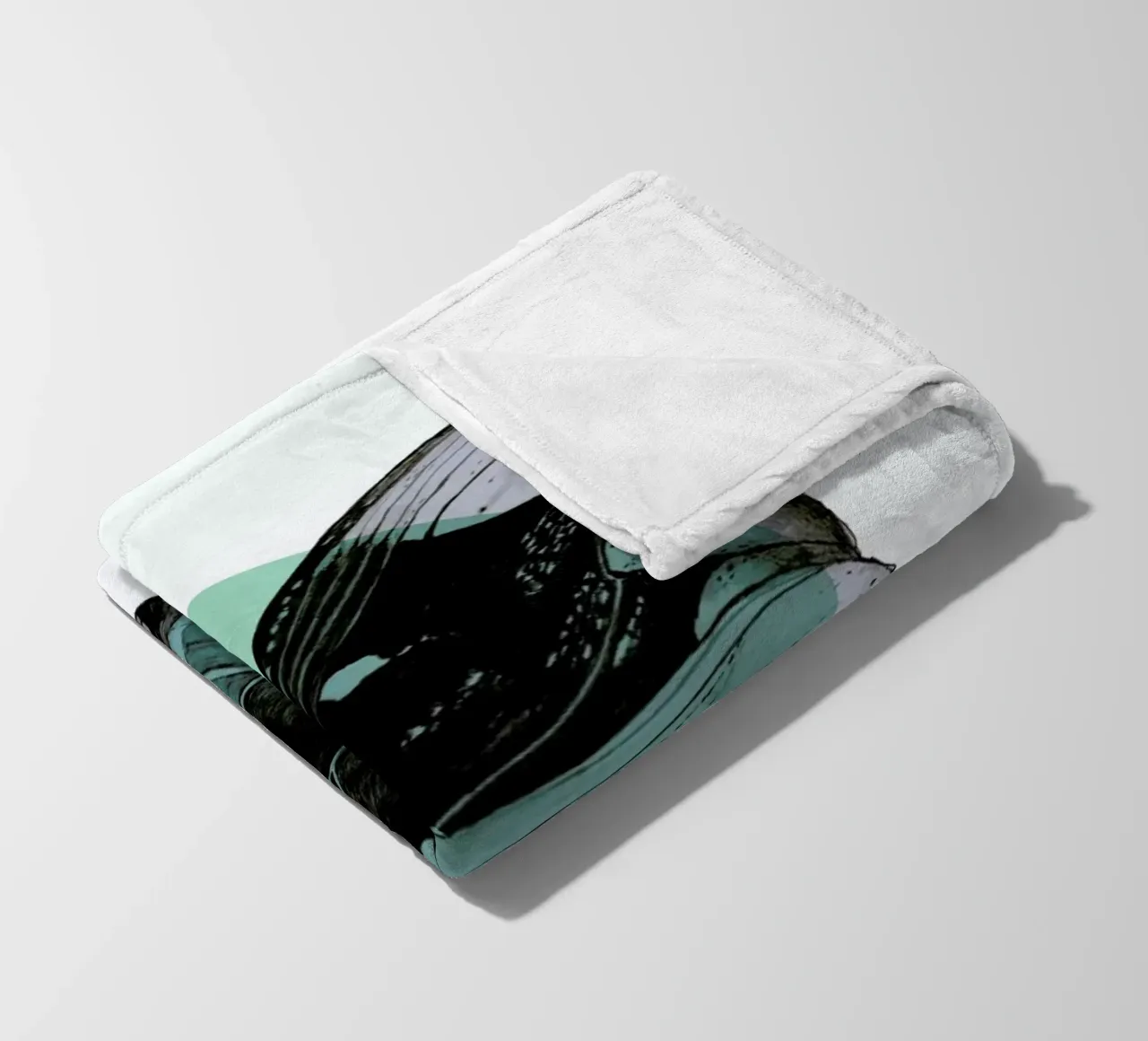 Moth fleece blanket by Morgan Kendall