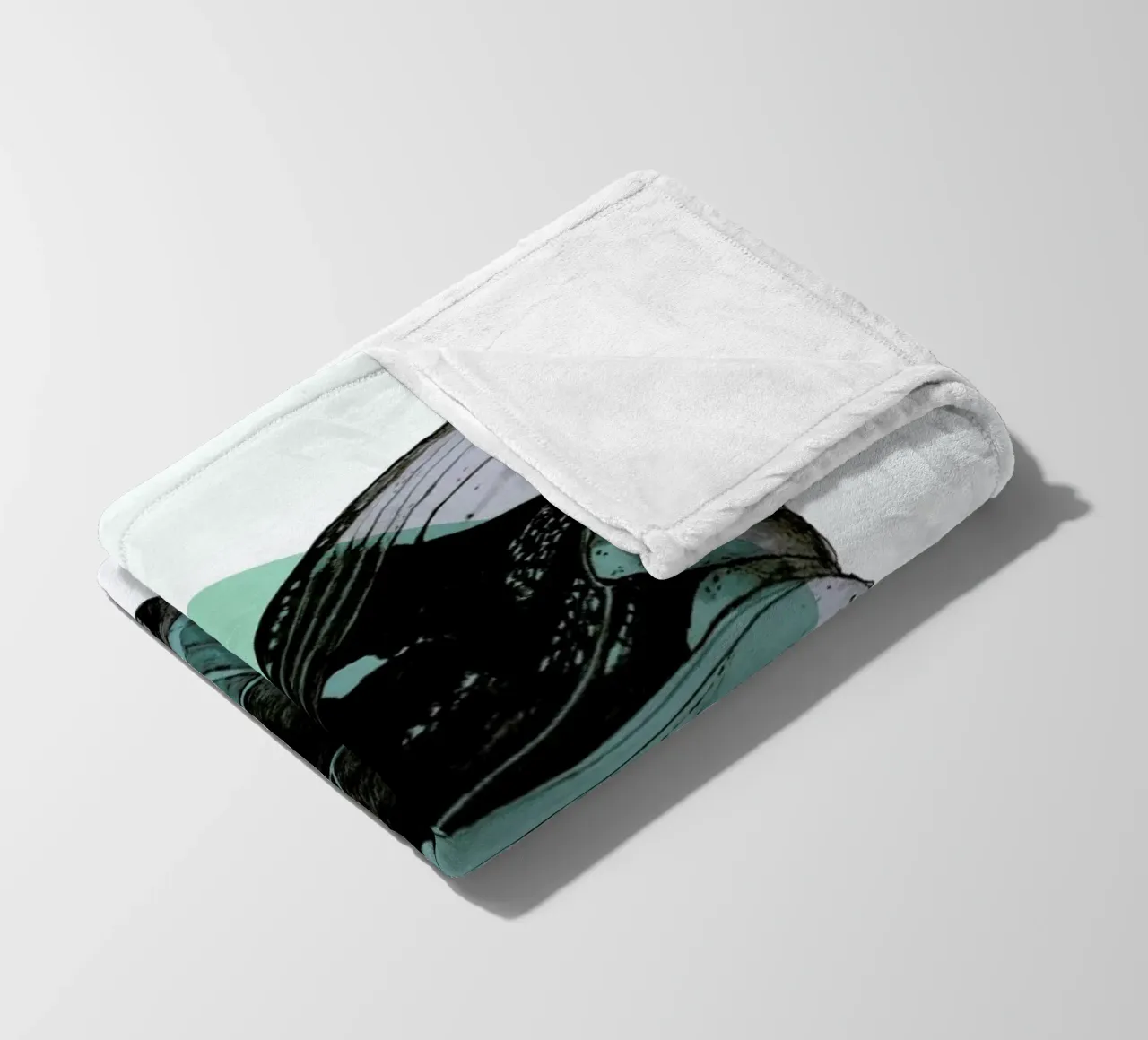 Moth fleece blanket by Morgan Kendall