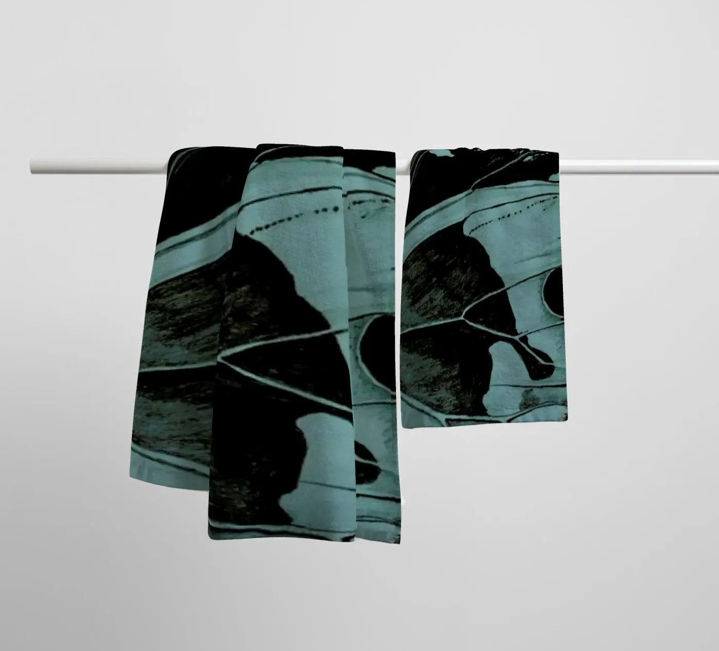 Moth towel by Morgan Kendall