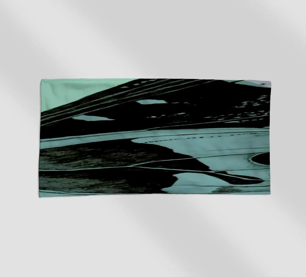 Moth beach towel by Morgan Kendall