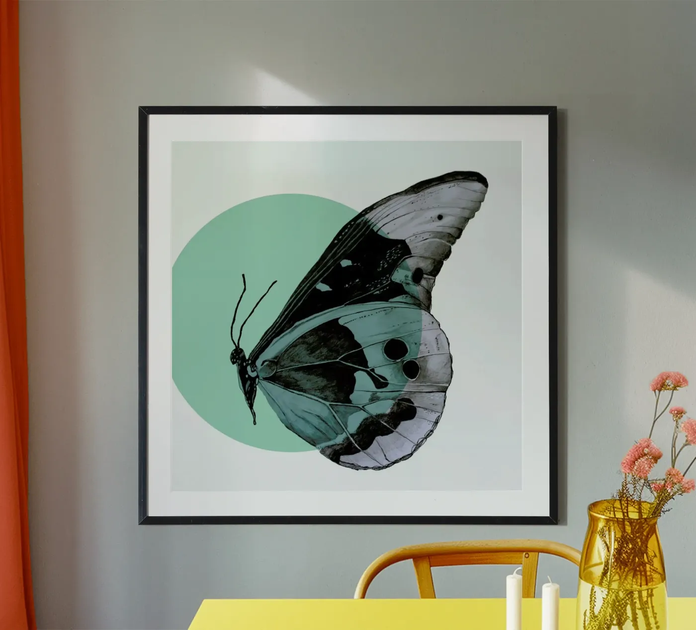 Moth poster van Morgan Kendall