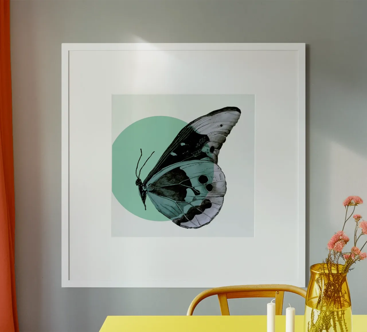 Moth poster van Morgan Kendall