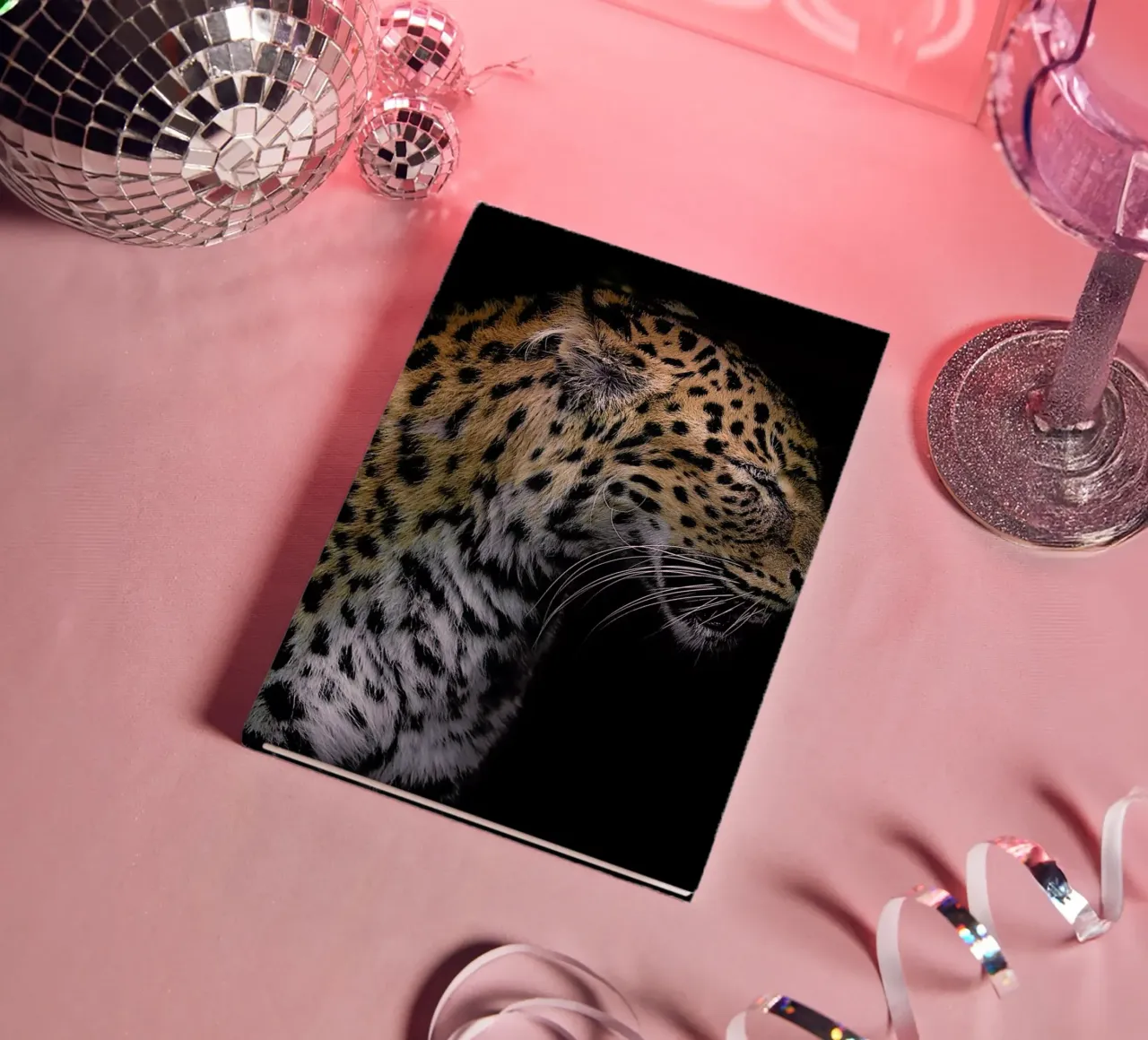 Leopard Profile by Lothare Dambreville notebook by EyeEm Mobile GmbH