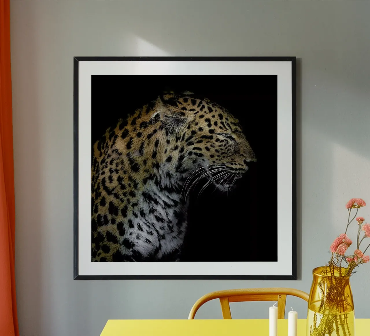 Leopard Profile by Lothare Dambreville carta hahnemühle da EyeEm Mobile GmbH