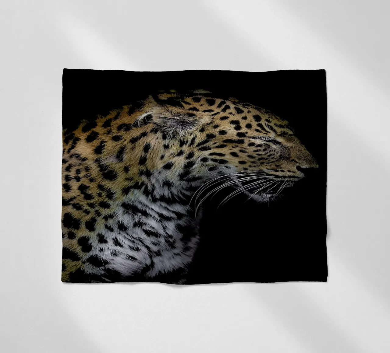 Leopard Profile by Lothare Dambreville coperta in pile da EyeEm Mobile GmbH
