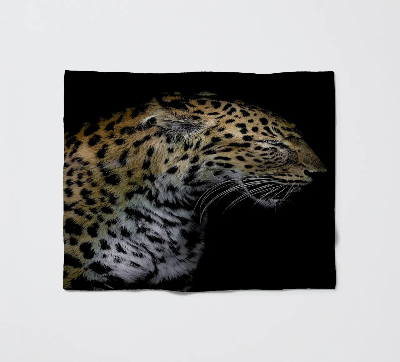 Leopard Profile by Lothare Dambreville coperta in pile da EyeEm Mobile GmbH