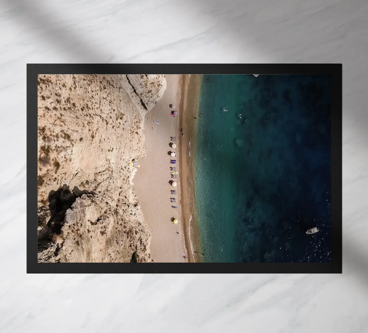 Cliffhanger doormat by Framative