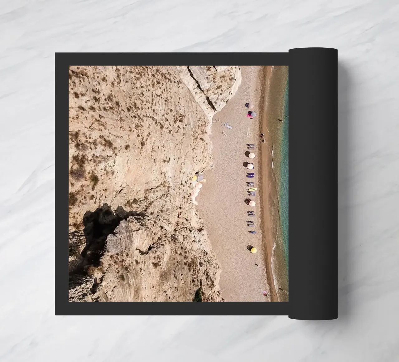 Cliffhanger doormat by Framative