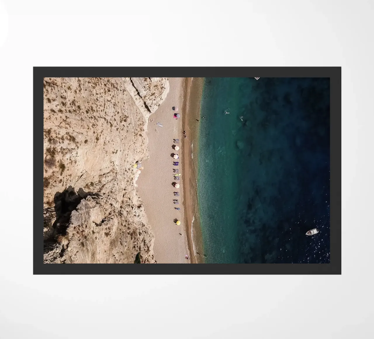 Cliffhanger doormat by Framative