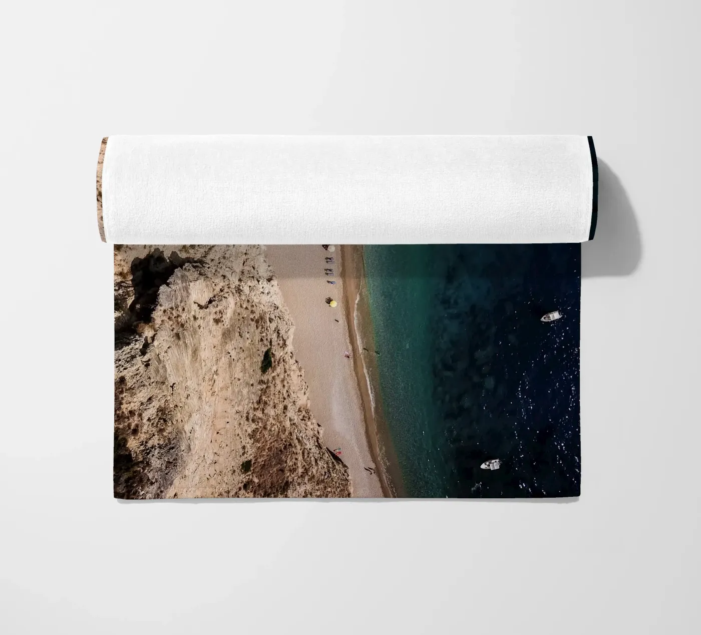 Cliffhanger beach towel by Framative