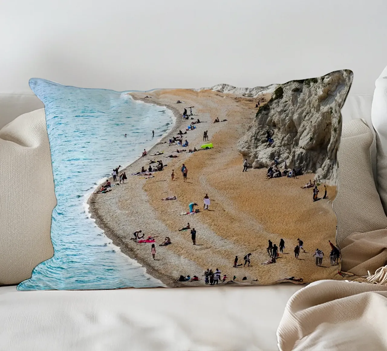Bended Beaches cuscino da Framative