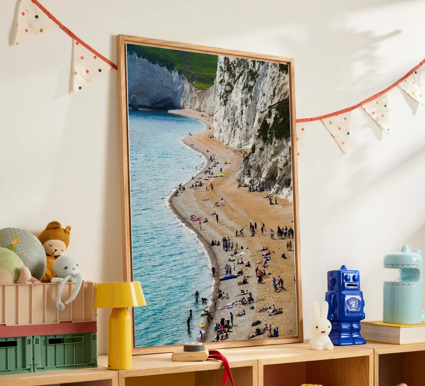 Bended Beaches acryl van Framative