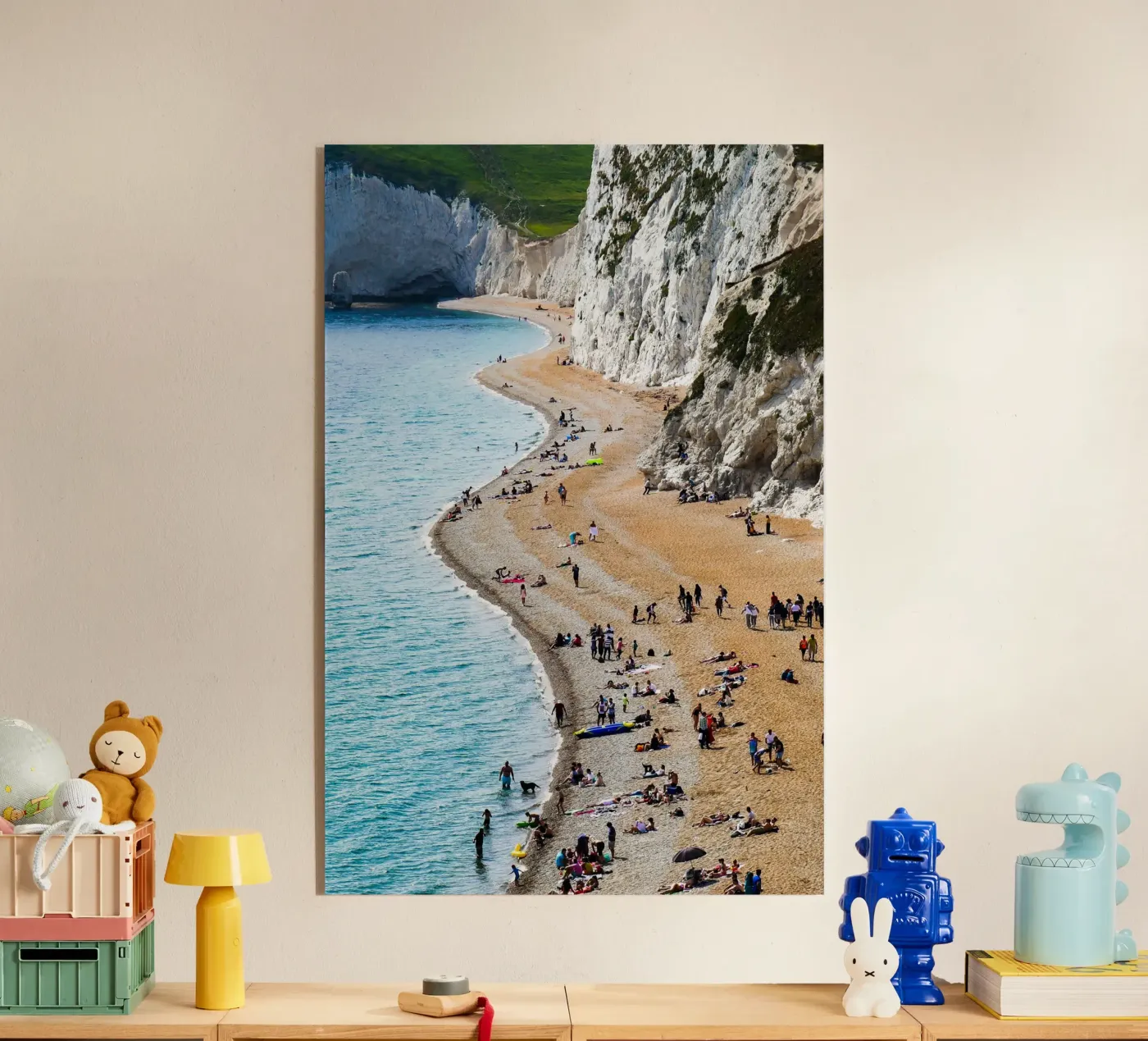 Bended Beaches acryl van Framative