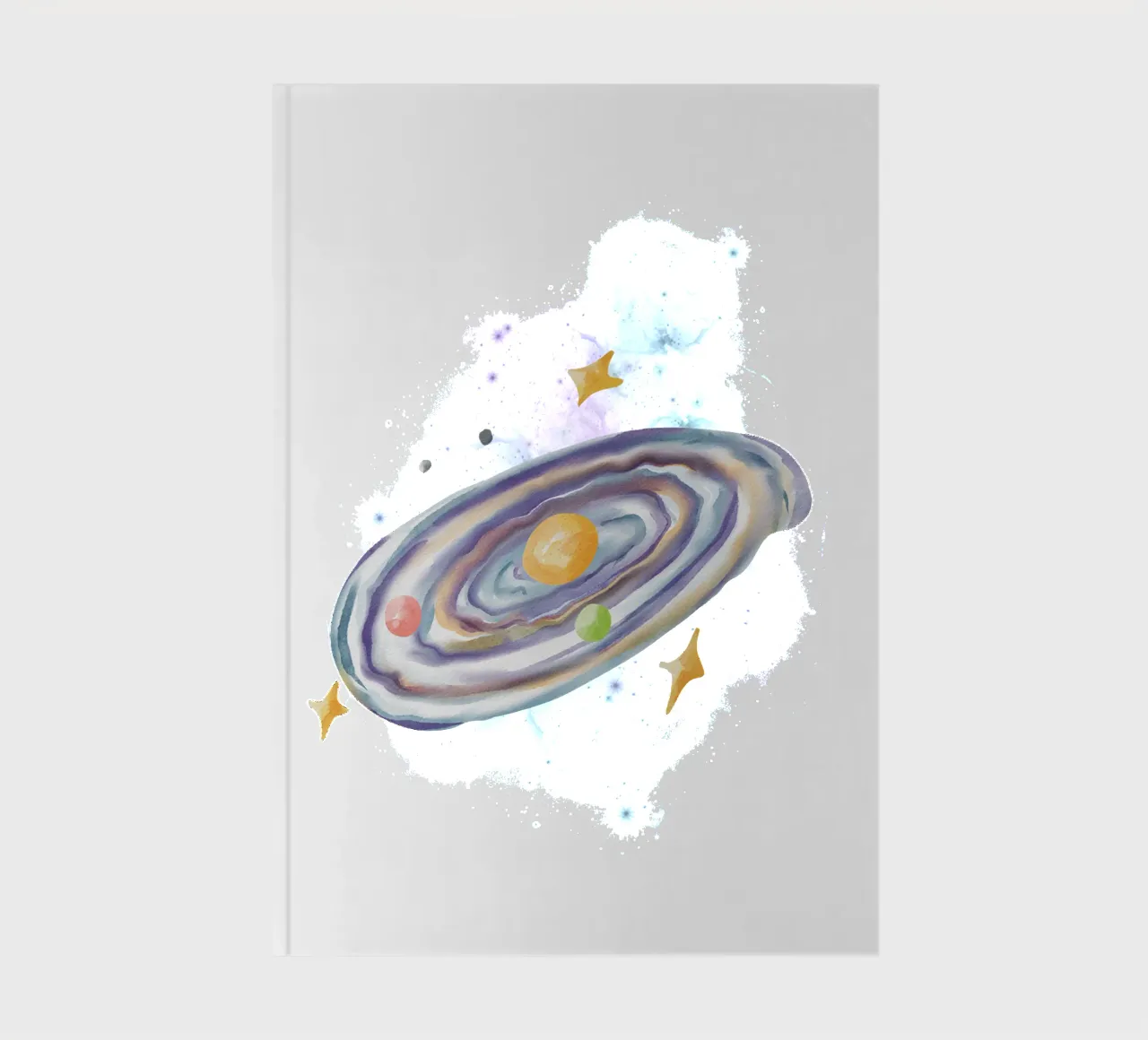 Orbit Wonder – Deine eigene Galaxie notebook by KidzStudio