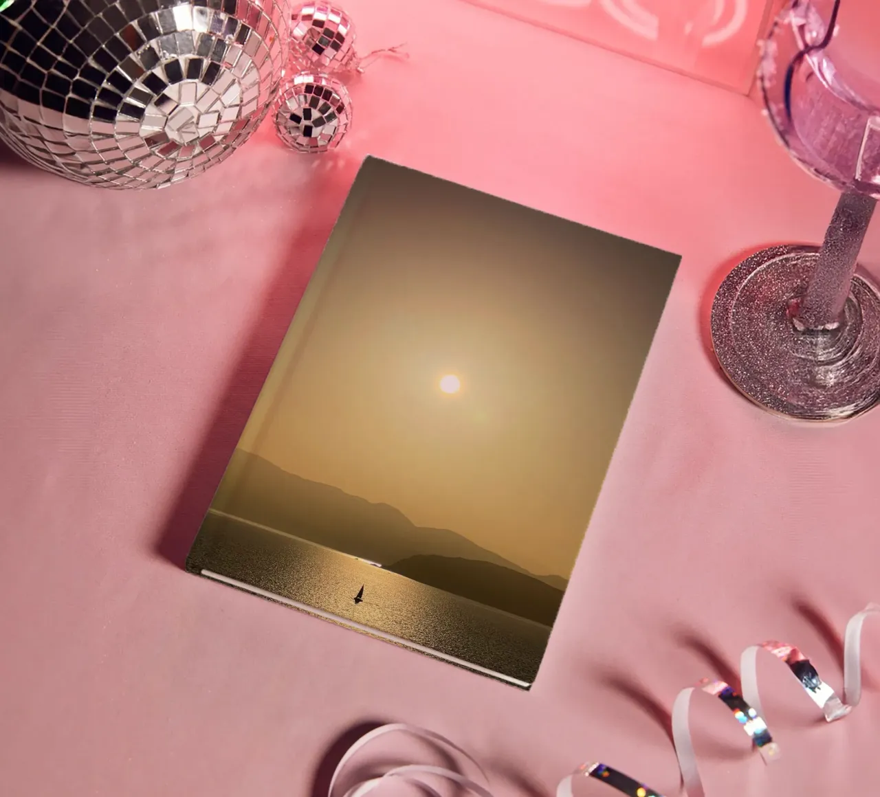 Sunrise above Corsica notebook by Framative