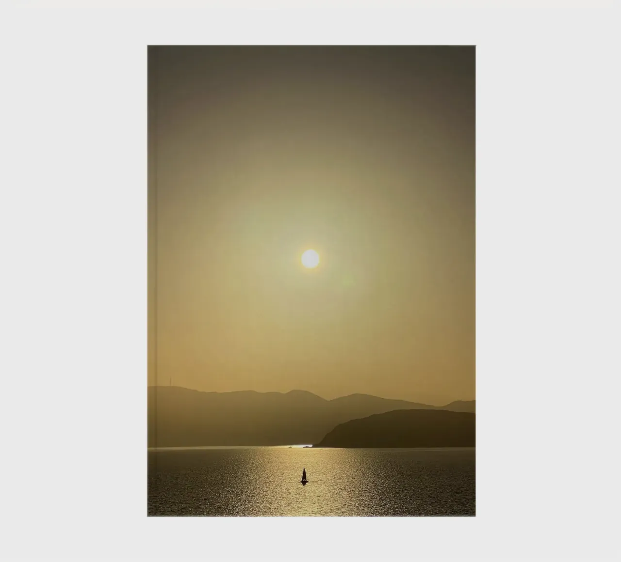 Sunrise above Corsica notebook by Framative