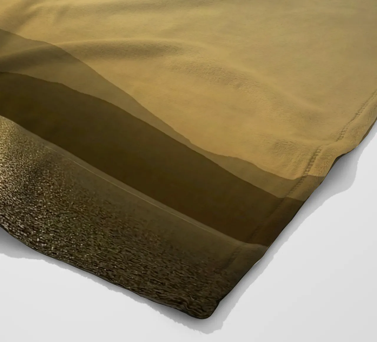 Sunrise above Corsica fleece blanket by Framative