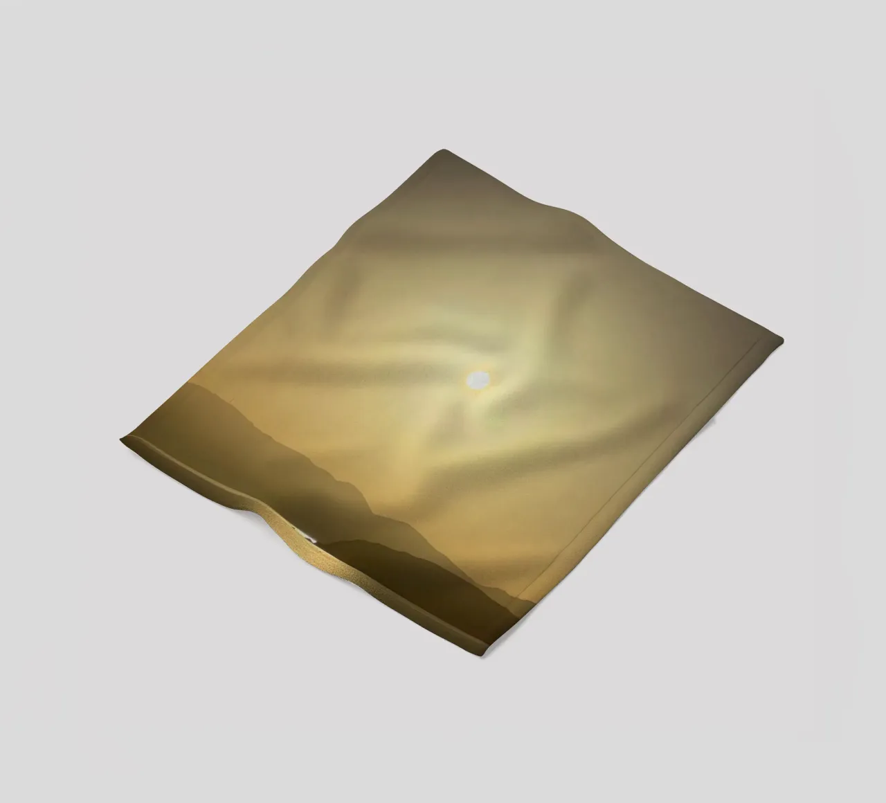 Sunrise above Corsica fleece blanket by Framative