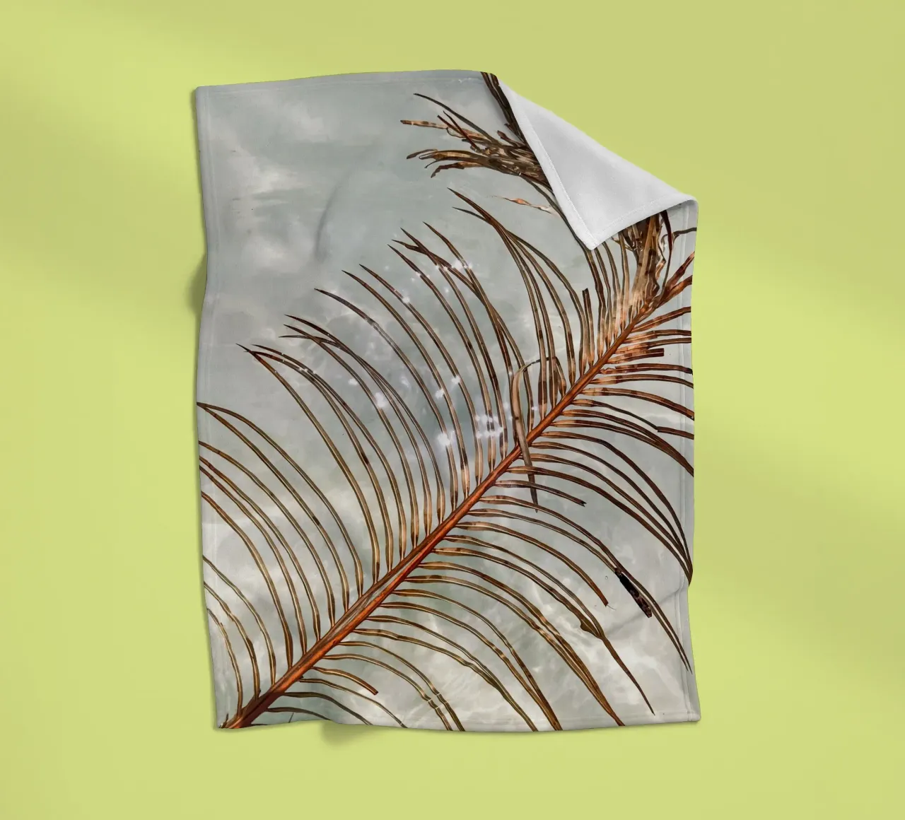 Floating Palm Leave coperta in pile da Framative