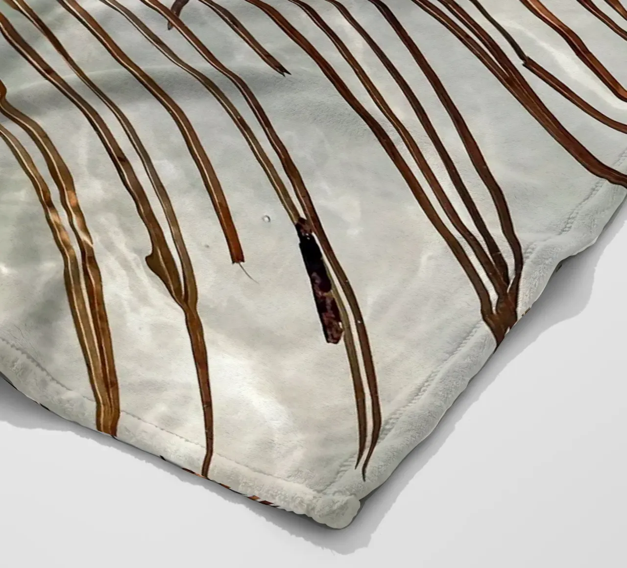Floating Palm Leave coperta in pile da Framative