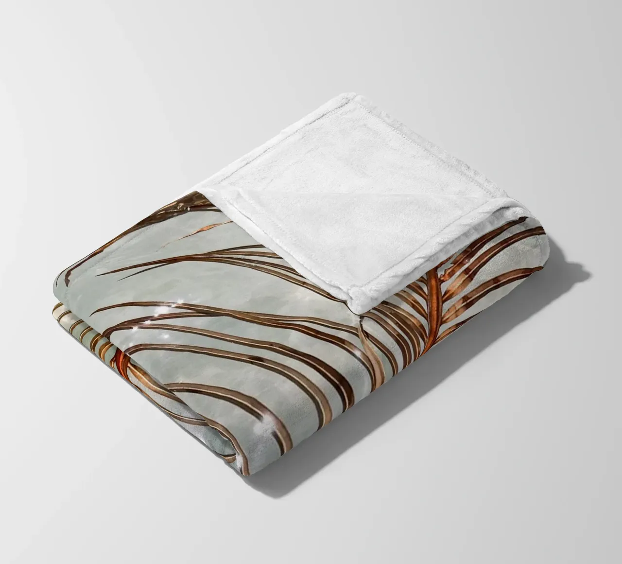 Floating Palm Leave coperta in pile da Framative