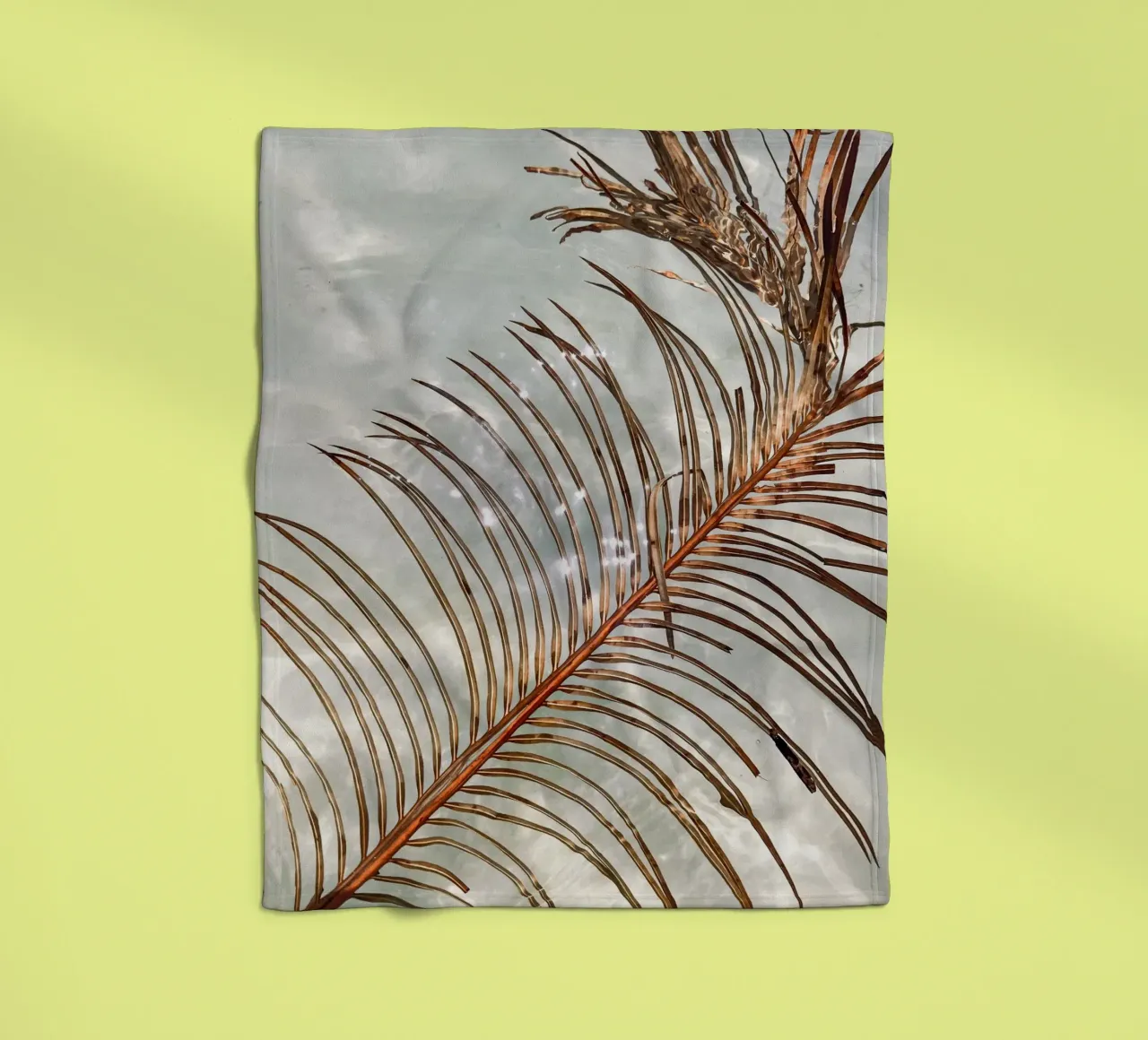 Floating Palm Leave coperta in pile da Framative