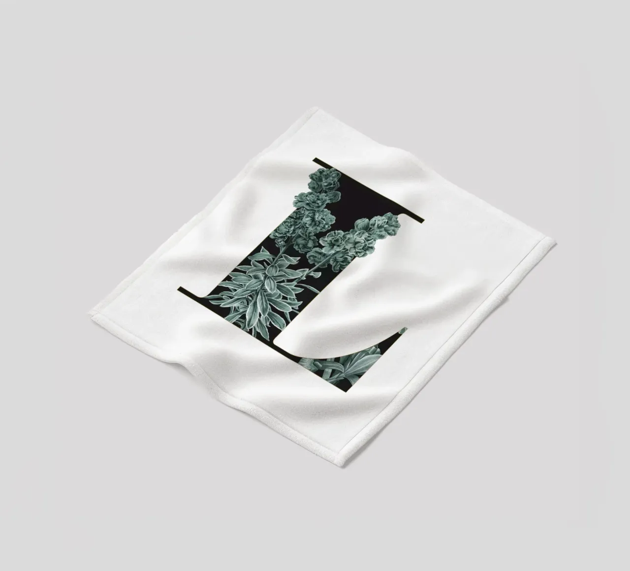 Flower Alphabet - L coperta in pile da Froilein Juno