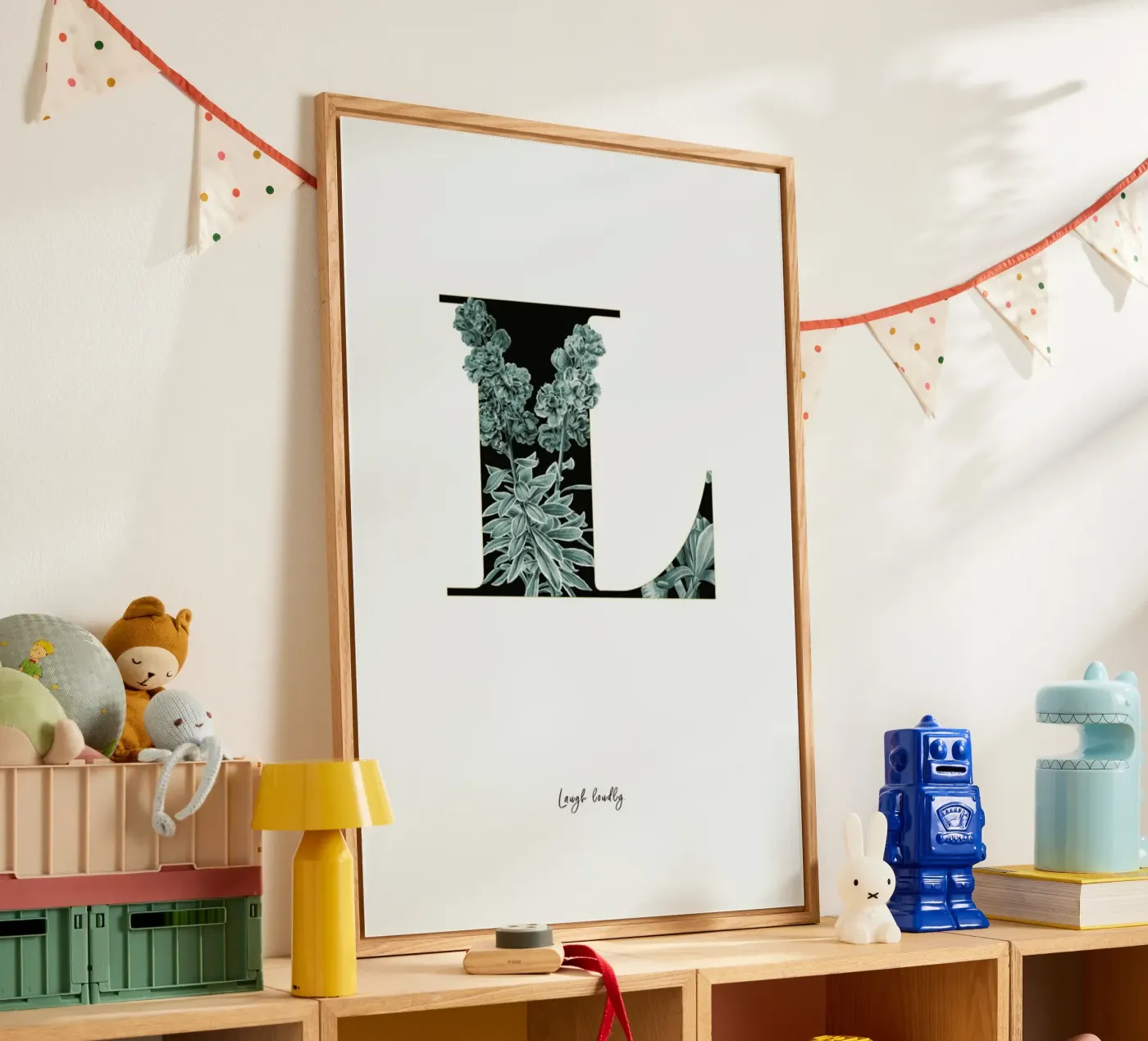 Flower Alphabet - L plexiglass da Froilein Juno