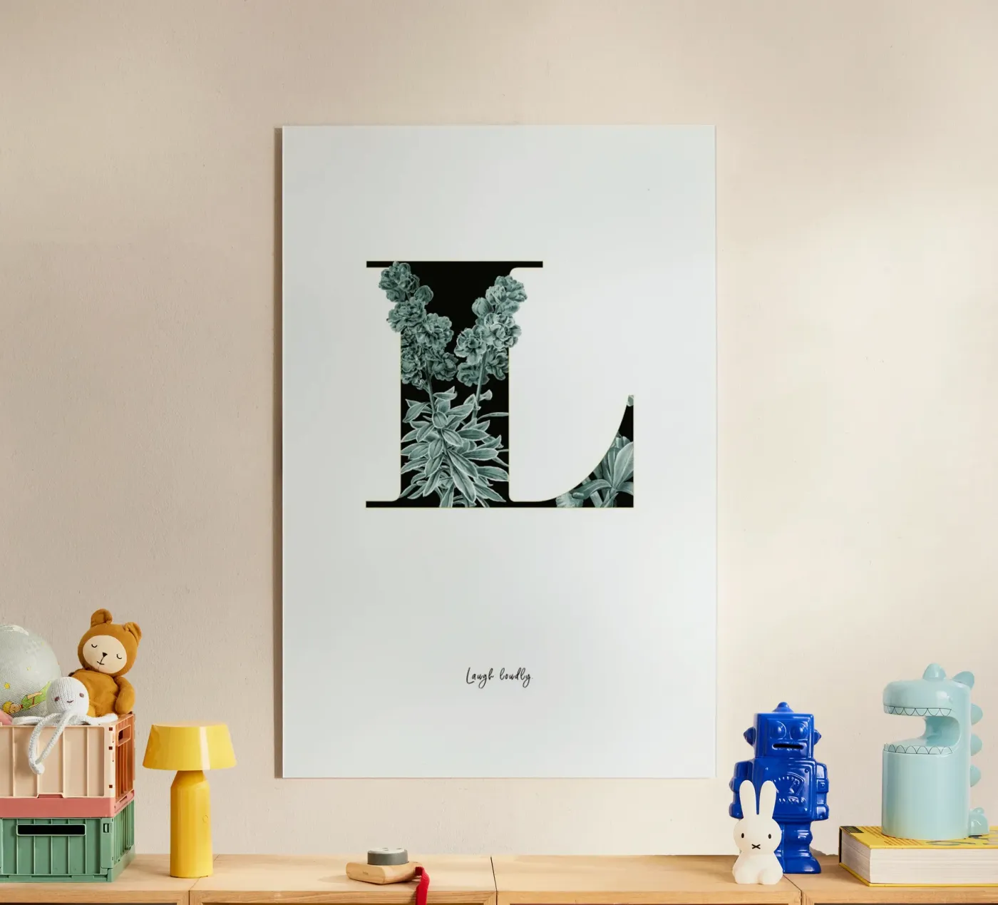 Flower Alphabet - L plexiglass da Froilein Juno