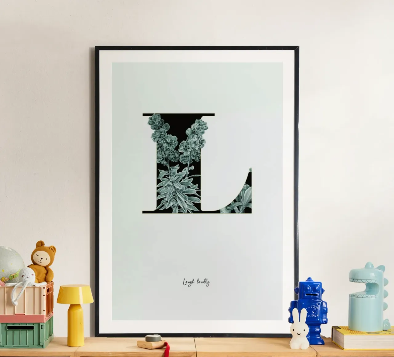 Flower Alphabet - L carta hahnemühle da Froilein Juno