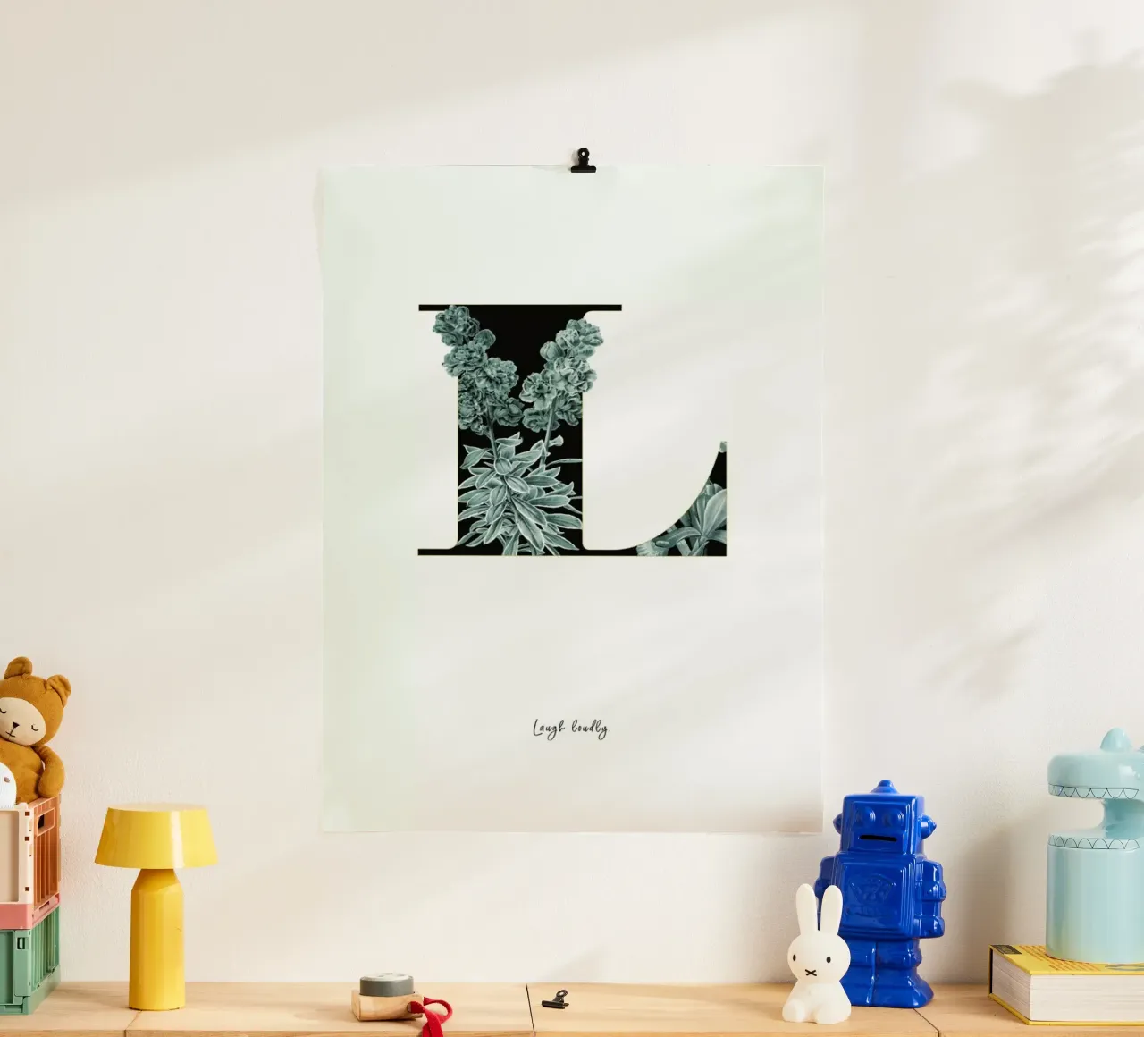 Flower Alphabet - L carta hahnemühle da Froilein Juno