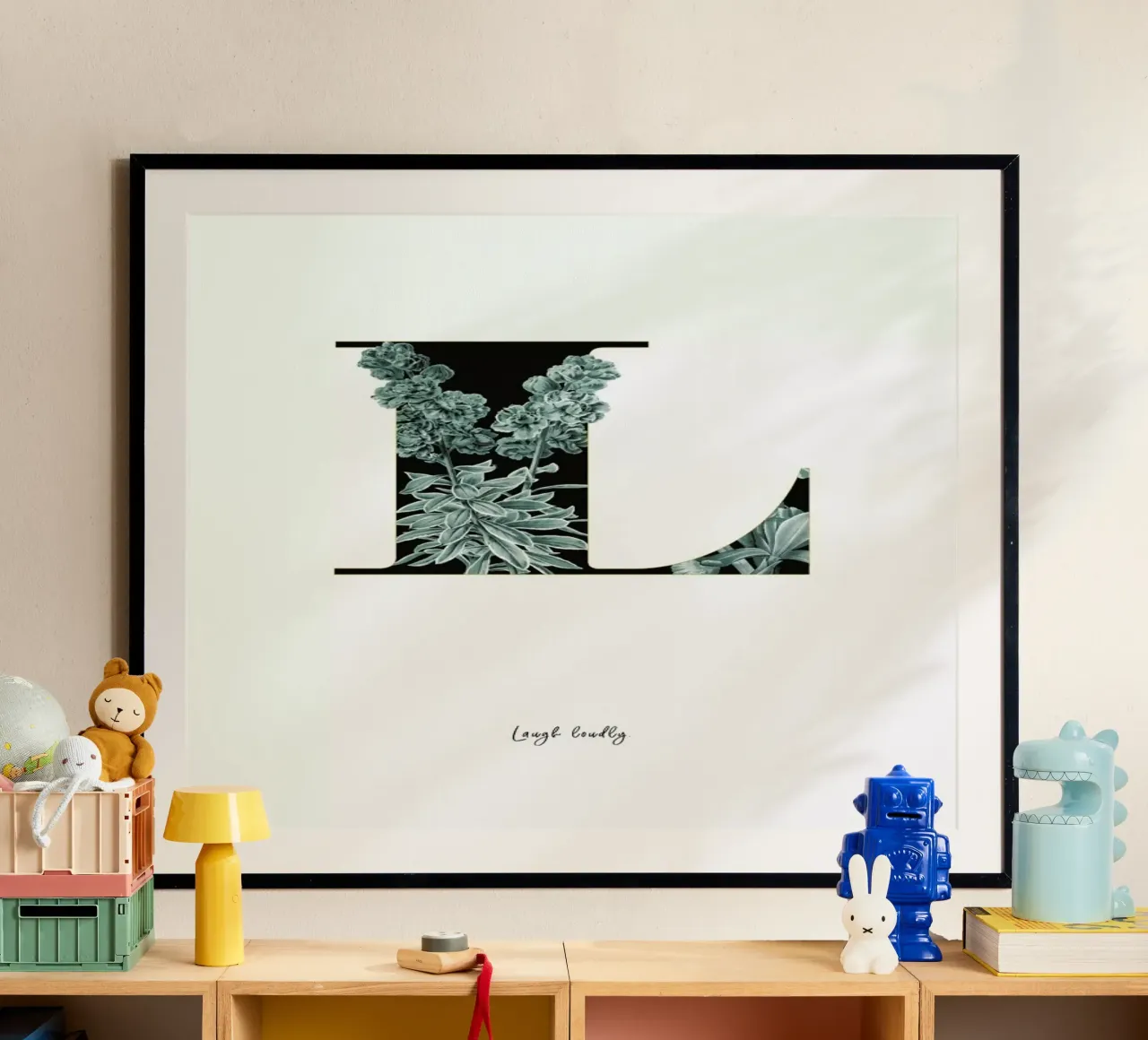 Flower Alphabet - L carta hahnemühle da Froilein Juno