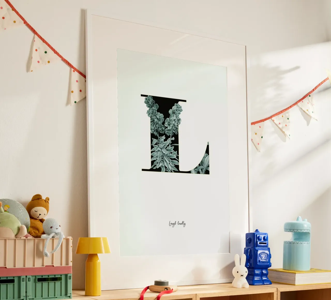 Flower Alphabet - L carta hahnemühle da Froilein Juno