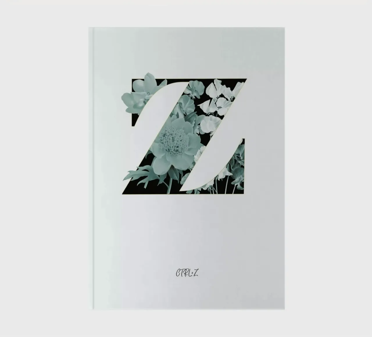 Flower Alphabet - Z notebook by Froilein Juno