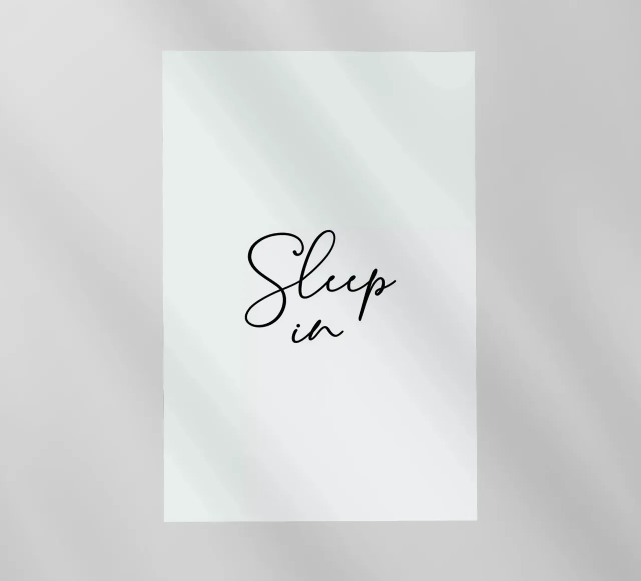 Sleep in - White pellicola backlit da Studio One
