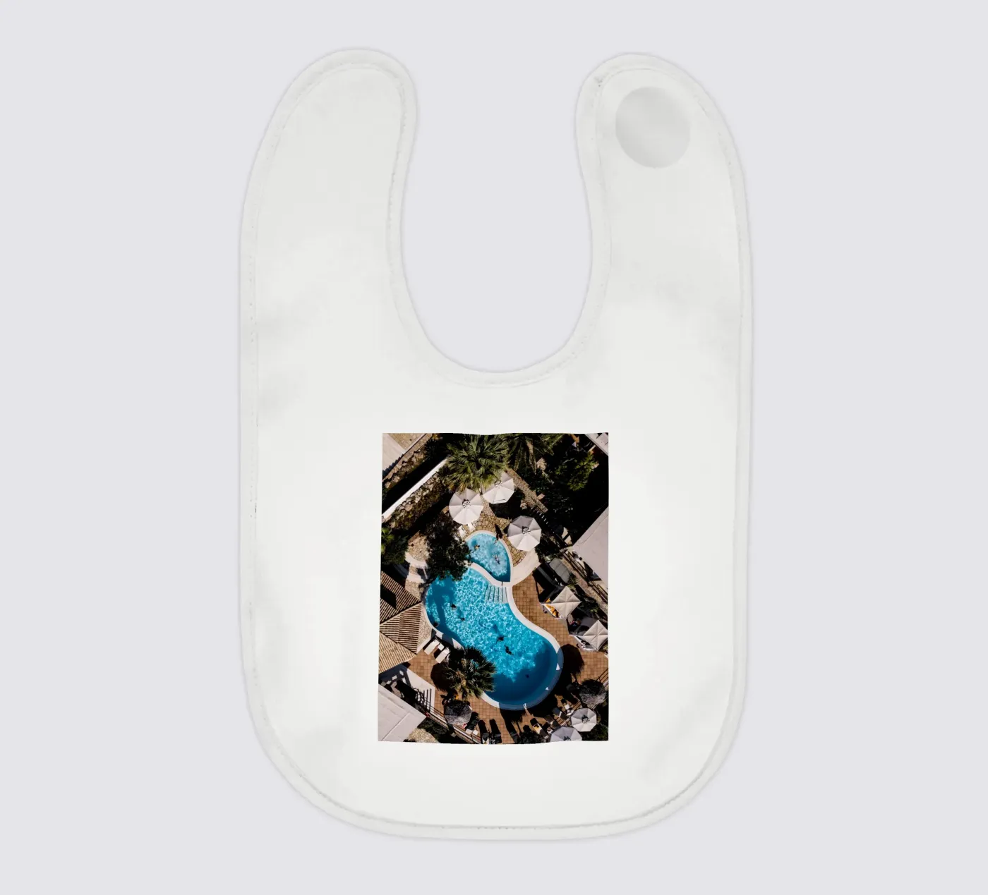 Pool Punsch baby bib by Framative