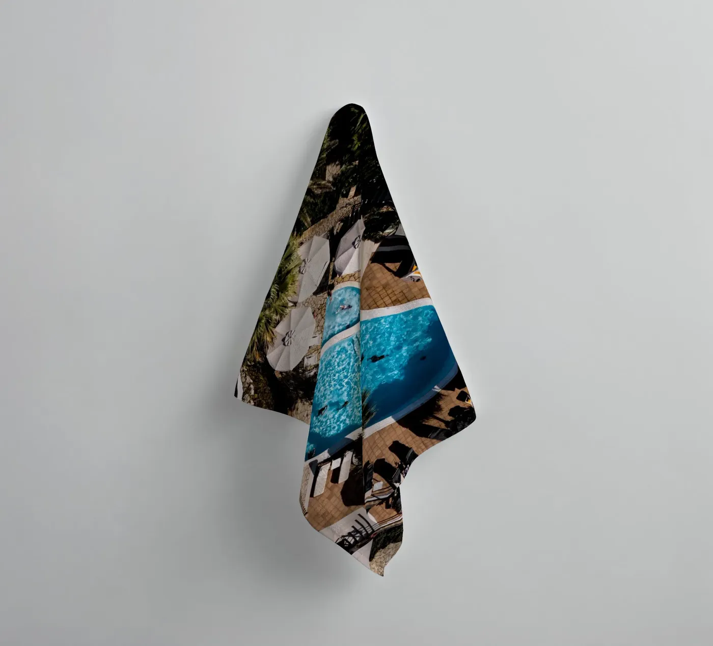 Pool Punsch badhanddoek van Framative