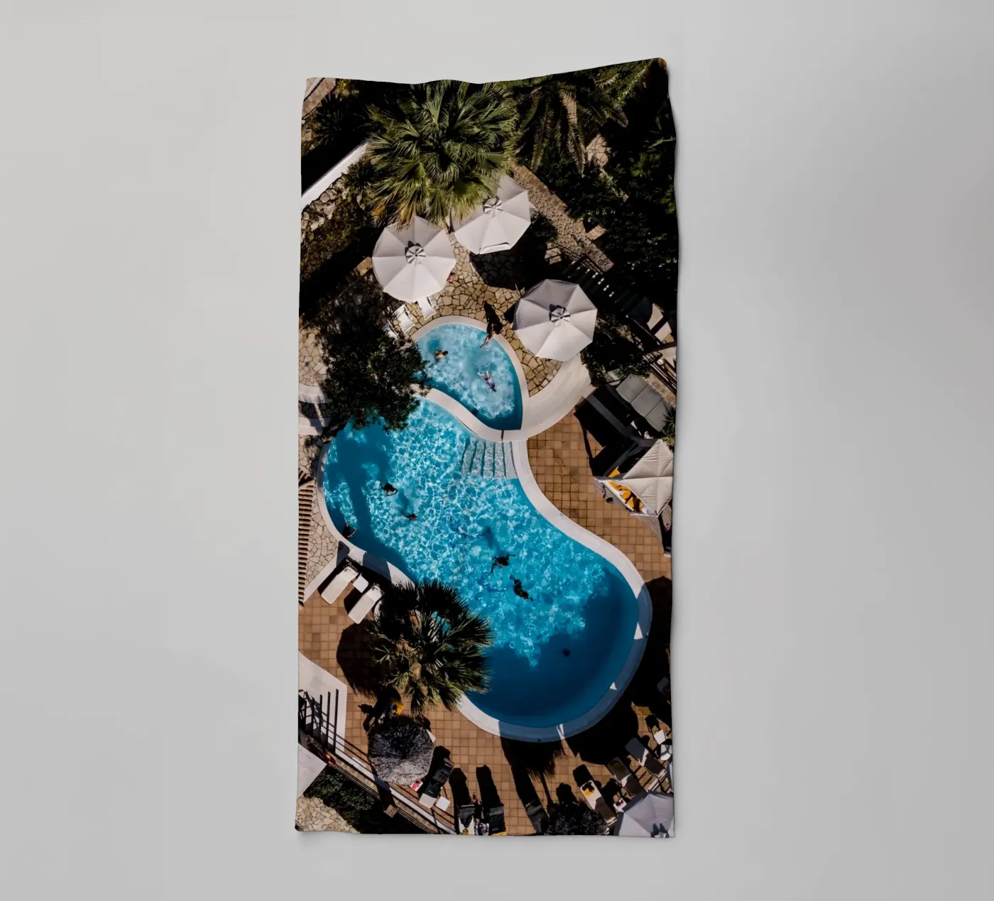 Pool Punsch badhanddoek van Framative