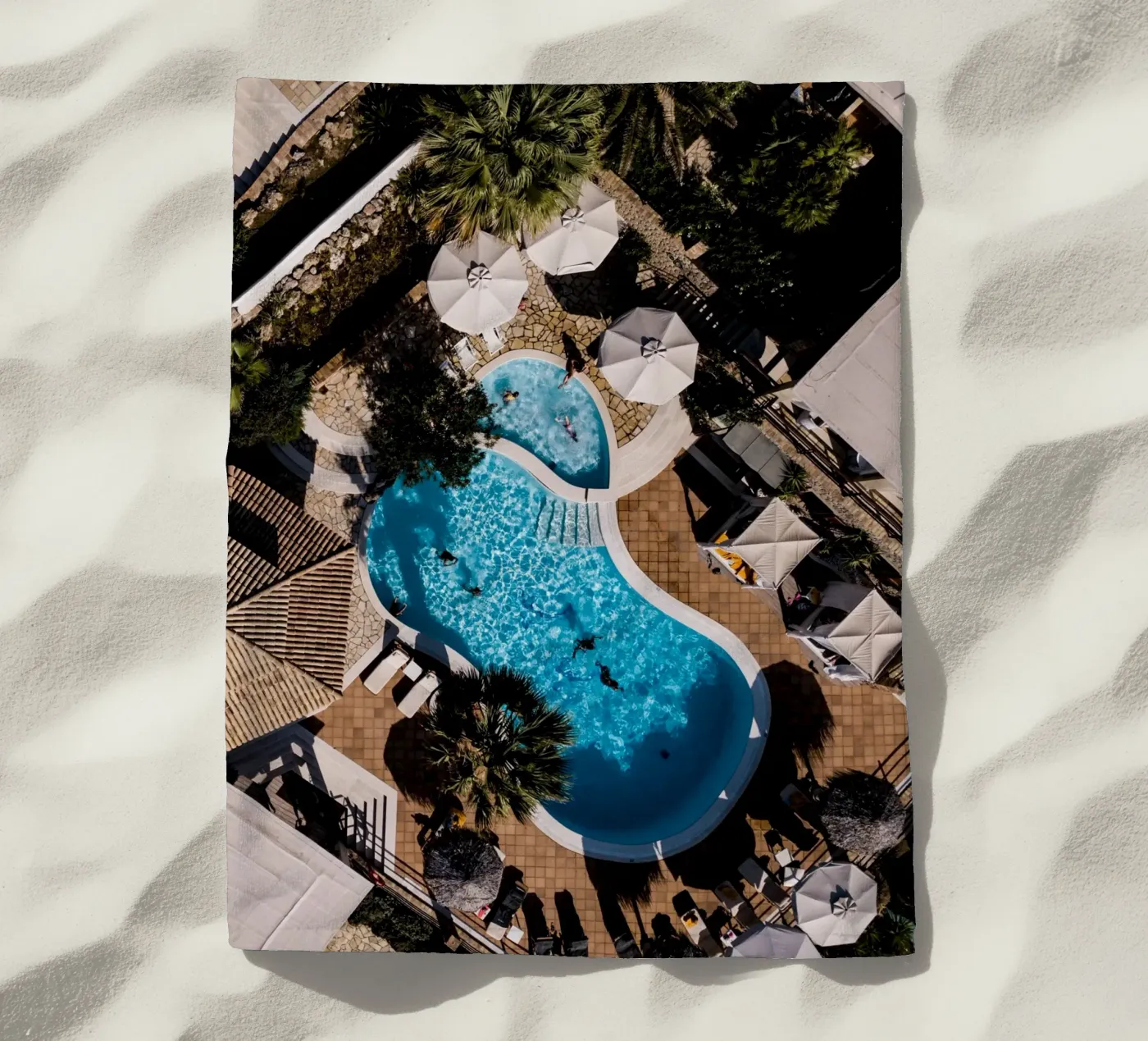Pool Punsch beach towel by Framative