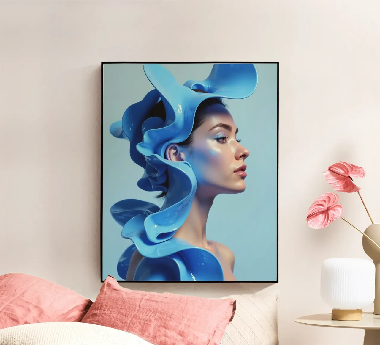 Risveglio blu plexiglass da Visiophia